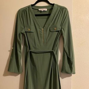 Emma & Michelle Green Dress